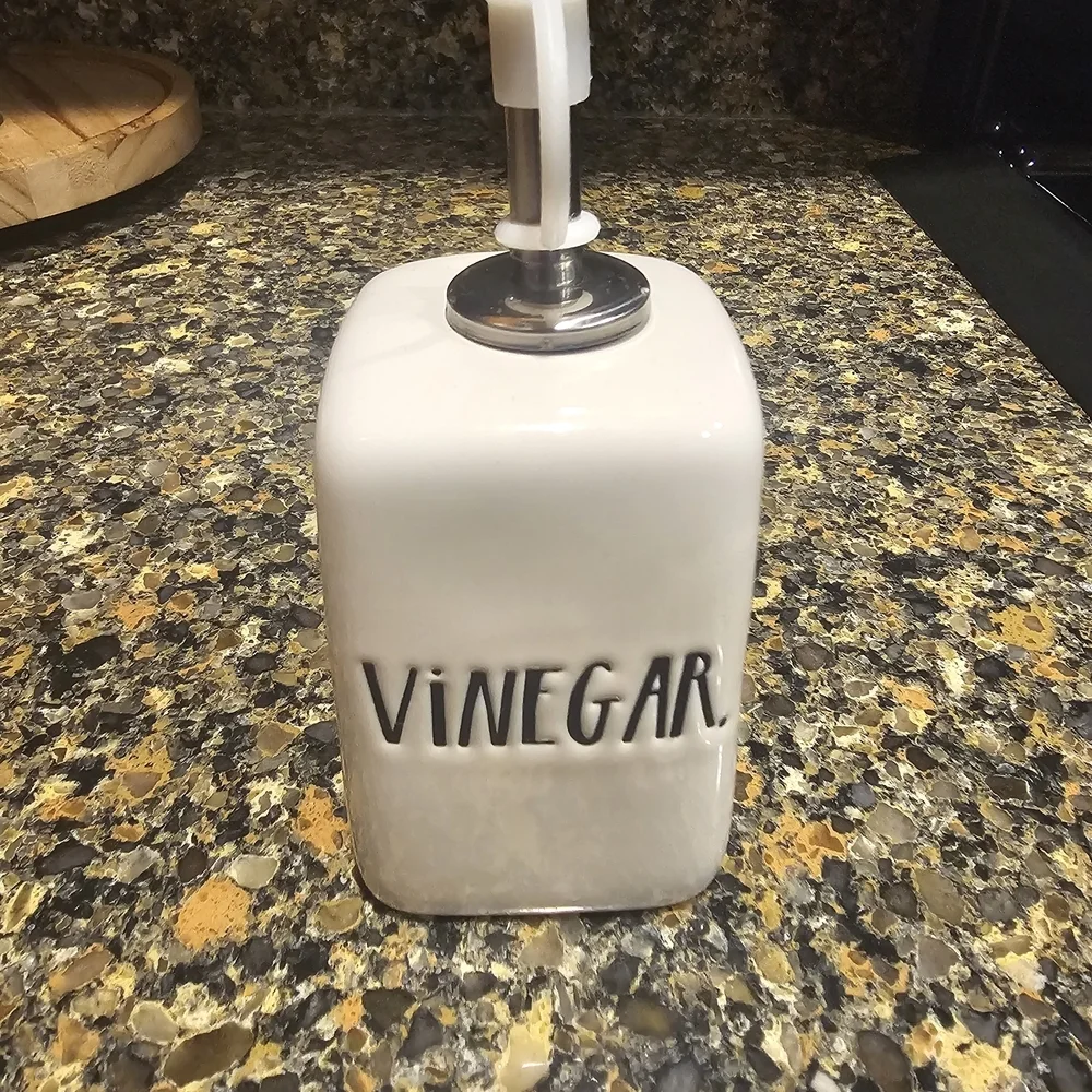Rae Dunn White Vinegar Dispenser